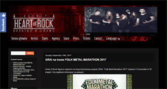 Desktop Screenshot of heartofrockagency.com